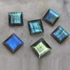 9 mm - AAAA - Really High Quality Labradorite - Faceted Princess Cut Stone Every Single Pcs Have Amazing Blue Fire Super Sparkle 10 pcs